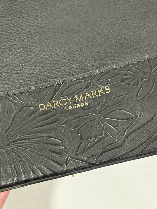 Darcy Marks London Floral Embossed Black Backpack Purse main image 11